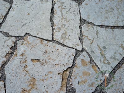 Bodenplatten - Muschelkalk Polygonalplatten antik 4 - Bpl-14801-03_01T - Steinbruch Huber